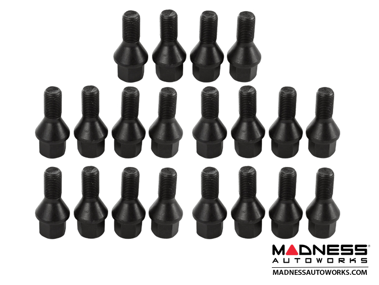 Jeep Renegade Lug Bolt Set by Farad Set of 20 M12x1.25 60° Cone